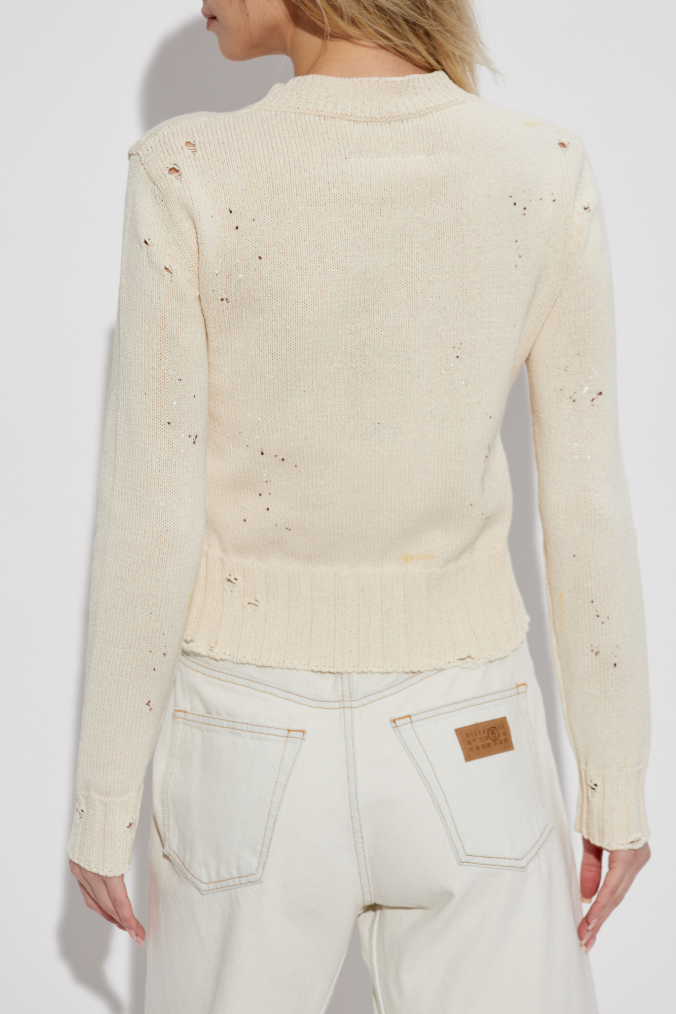 MM6 Maison Margiela Sweater with vintage effect | Women's
